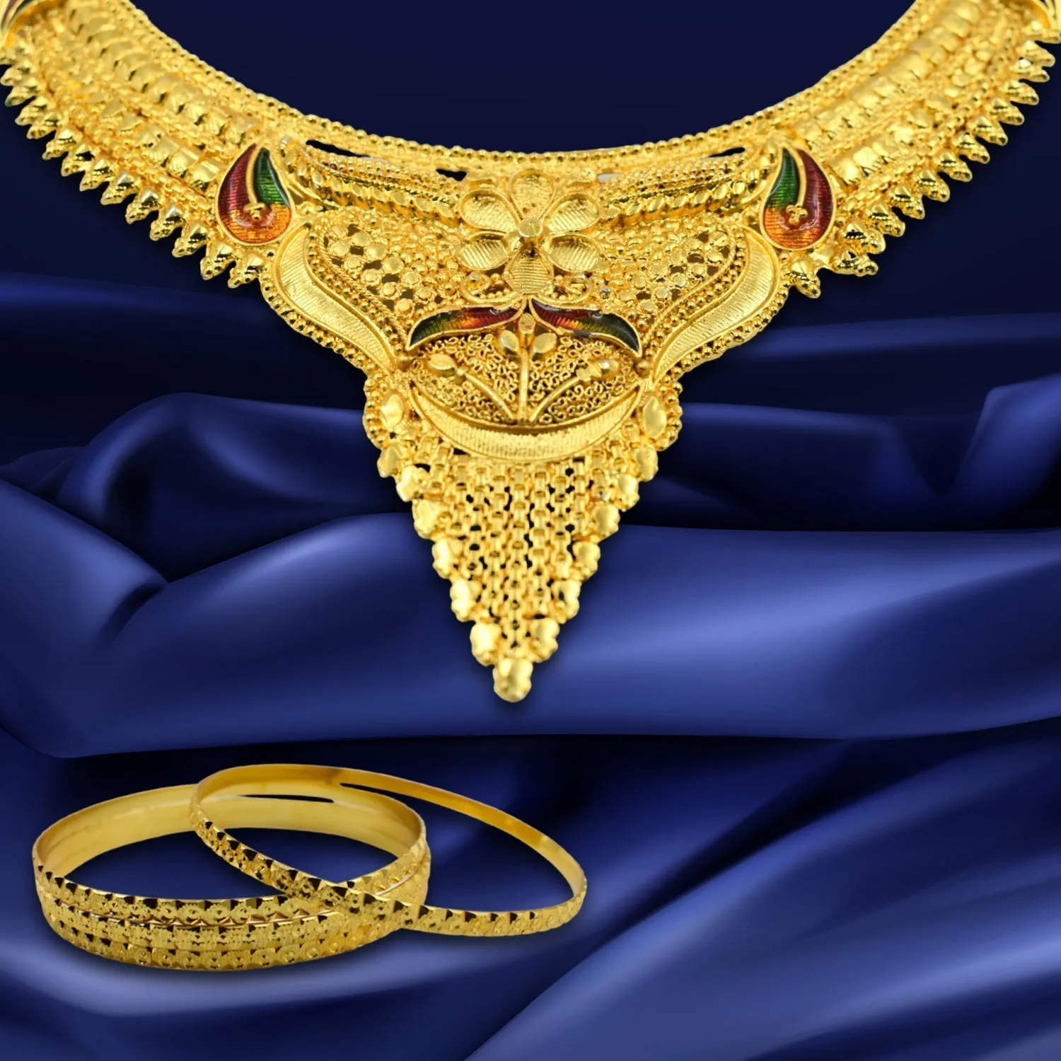 6301 Bridal Jewellery Set and collection for bridal attire and outlook purposes.