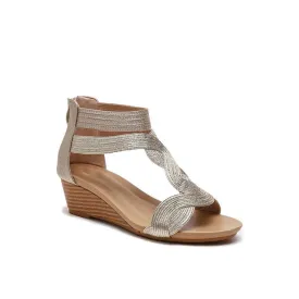 Ankle-strap Wedge Sandals
