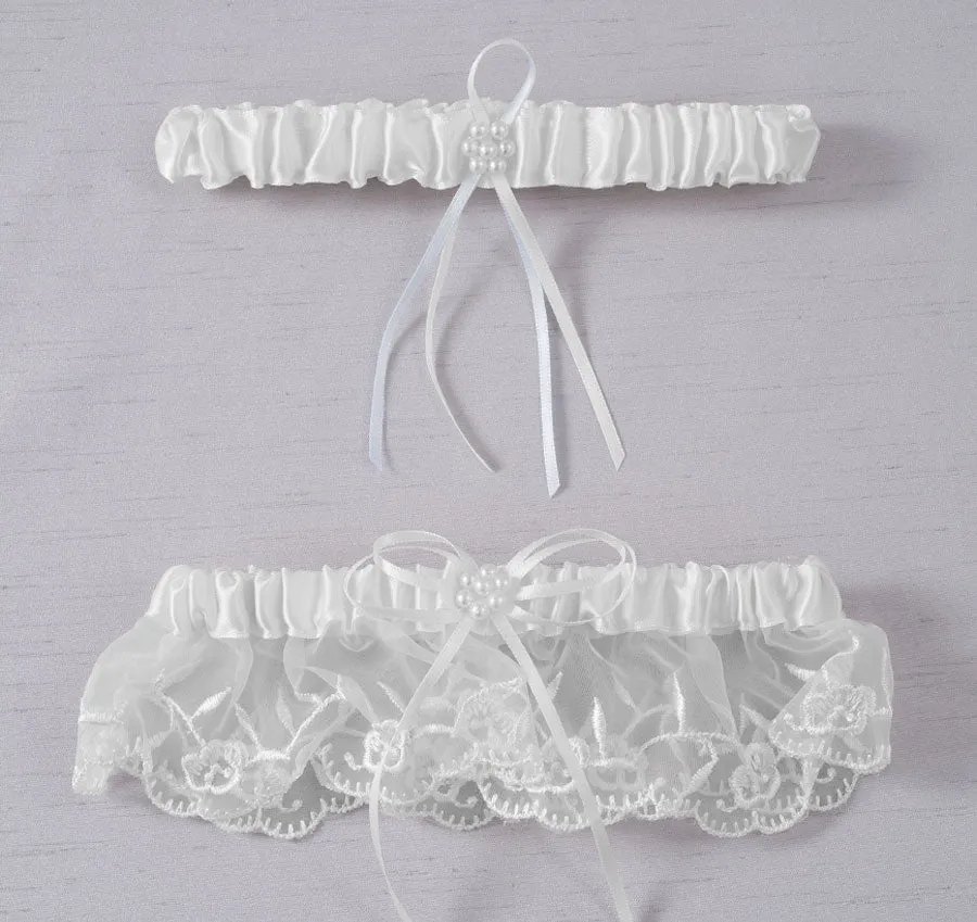 Bridal Tapestry Garter Set