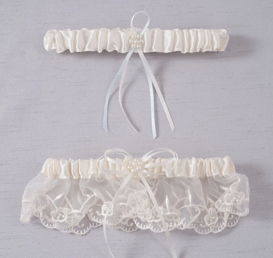 Bridal Tapestry Garter Set