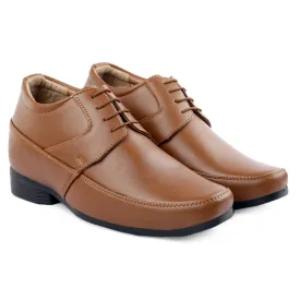 BXXY's 3 inch Hidden Height Increasing Lace-Up Formal Shoes for Men