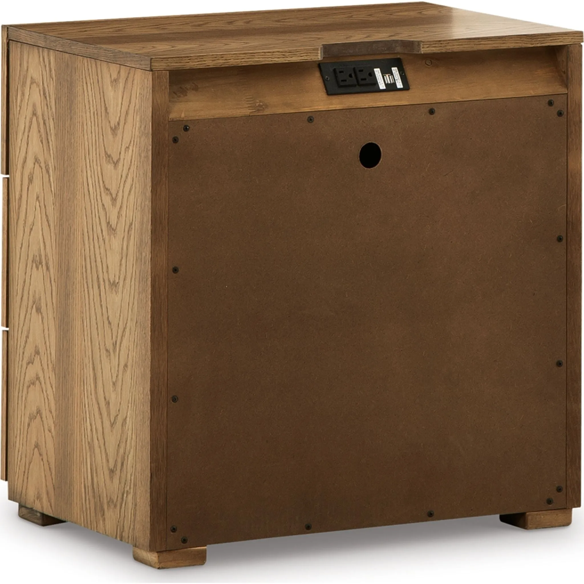 Dakmore Three Drawer Nightstand