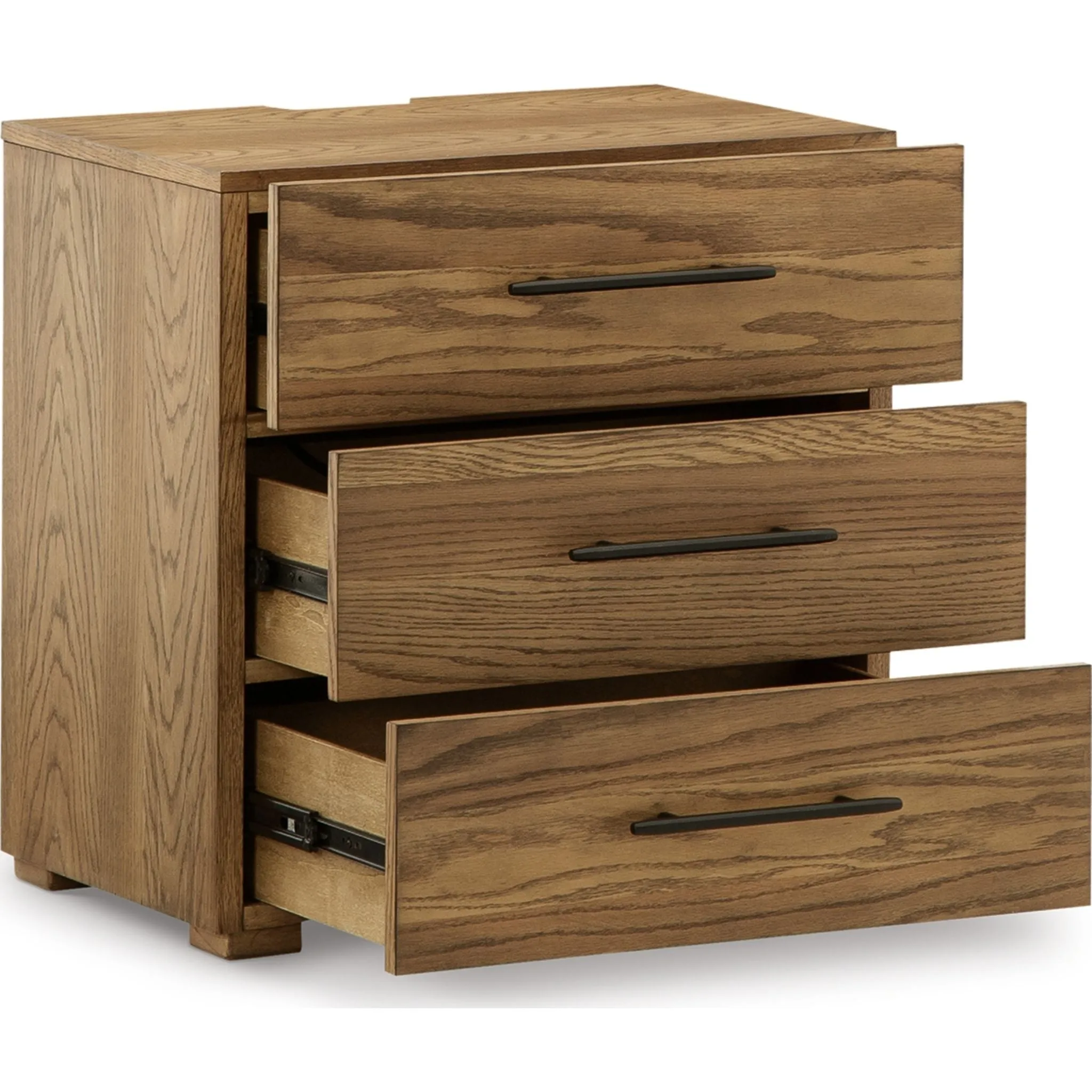 Dakmore Three Drawer Nightstand