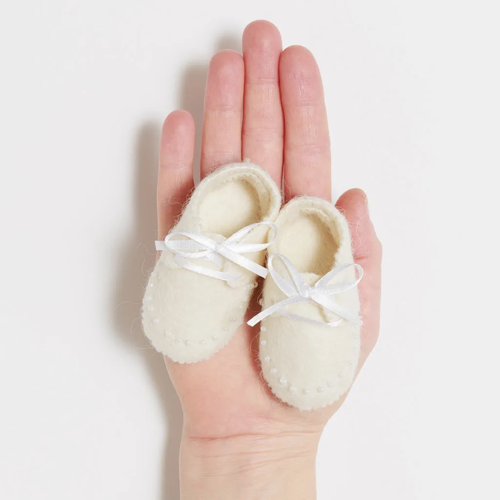 First Christmas Baby Booties Ornament