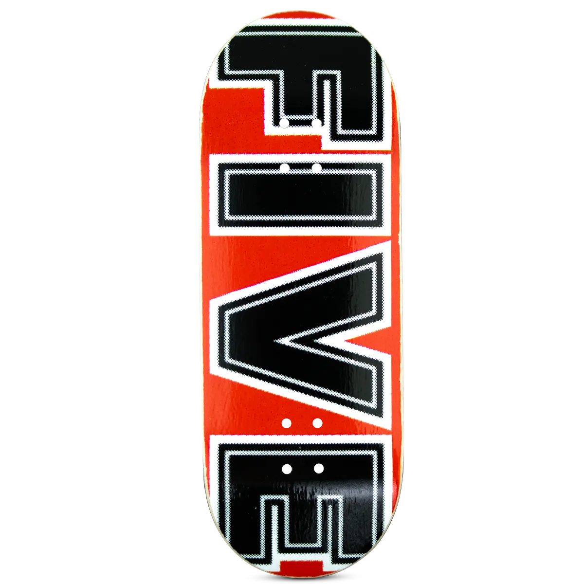 Five Luck Fingerboard Deck - Bold Red