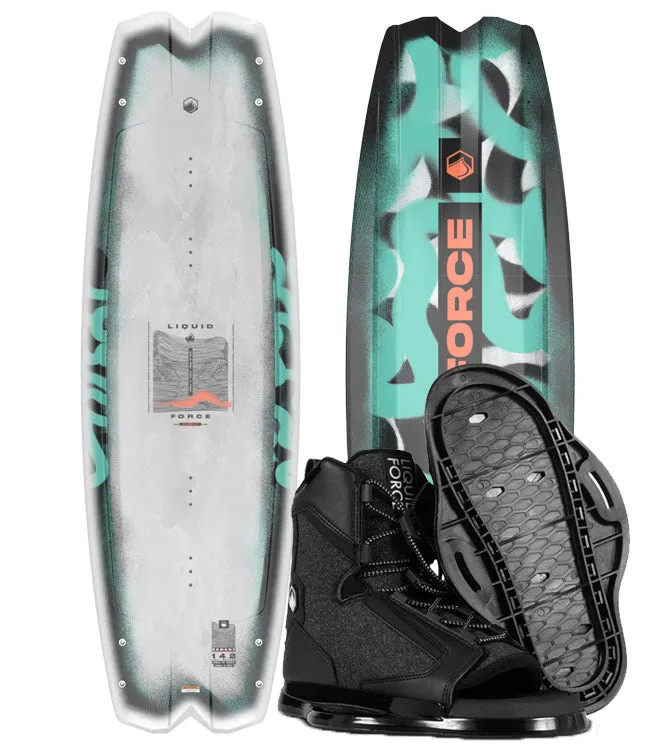 Liquid Force Remedy Wakeboard Package with Index Boots (2025)