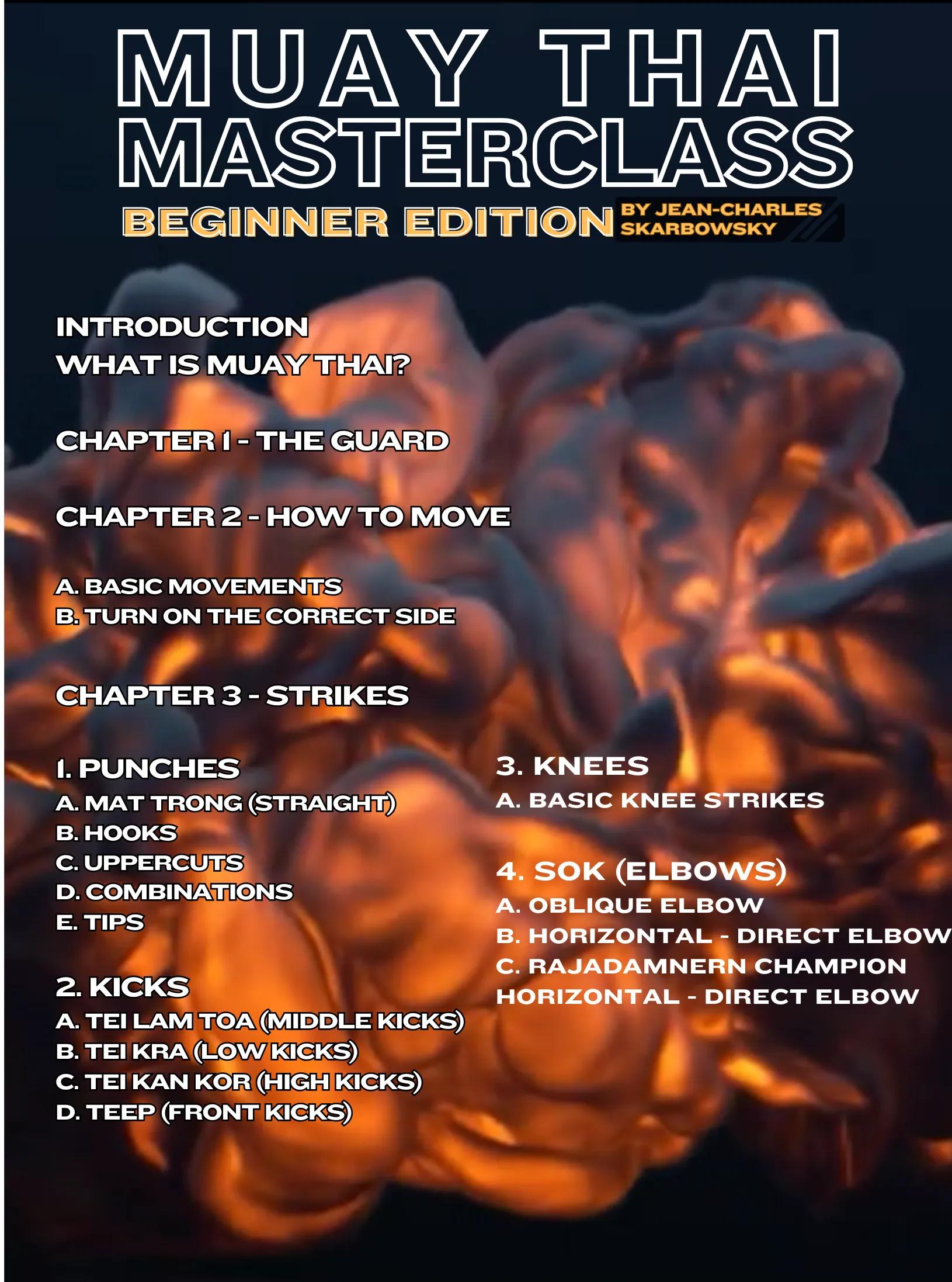 Muay Thai Masterclass: Beginner Edition by Jean-Charles Skarbowsky