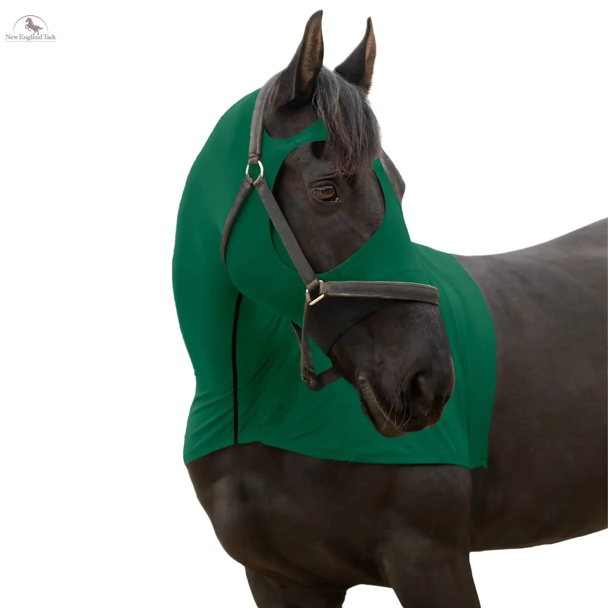 RESISTANCE Premium Horse Hood Full Zipper with Face w Forelock Saver - Lycra Material