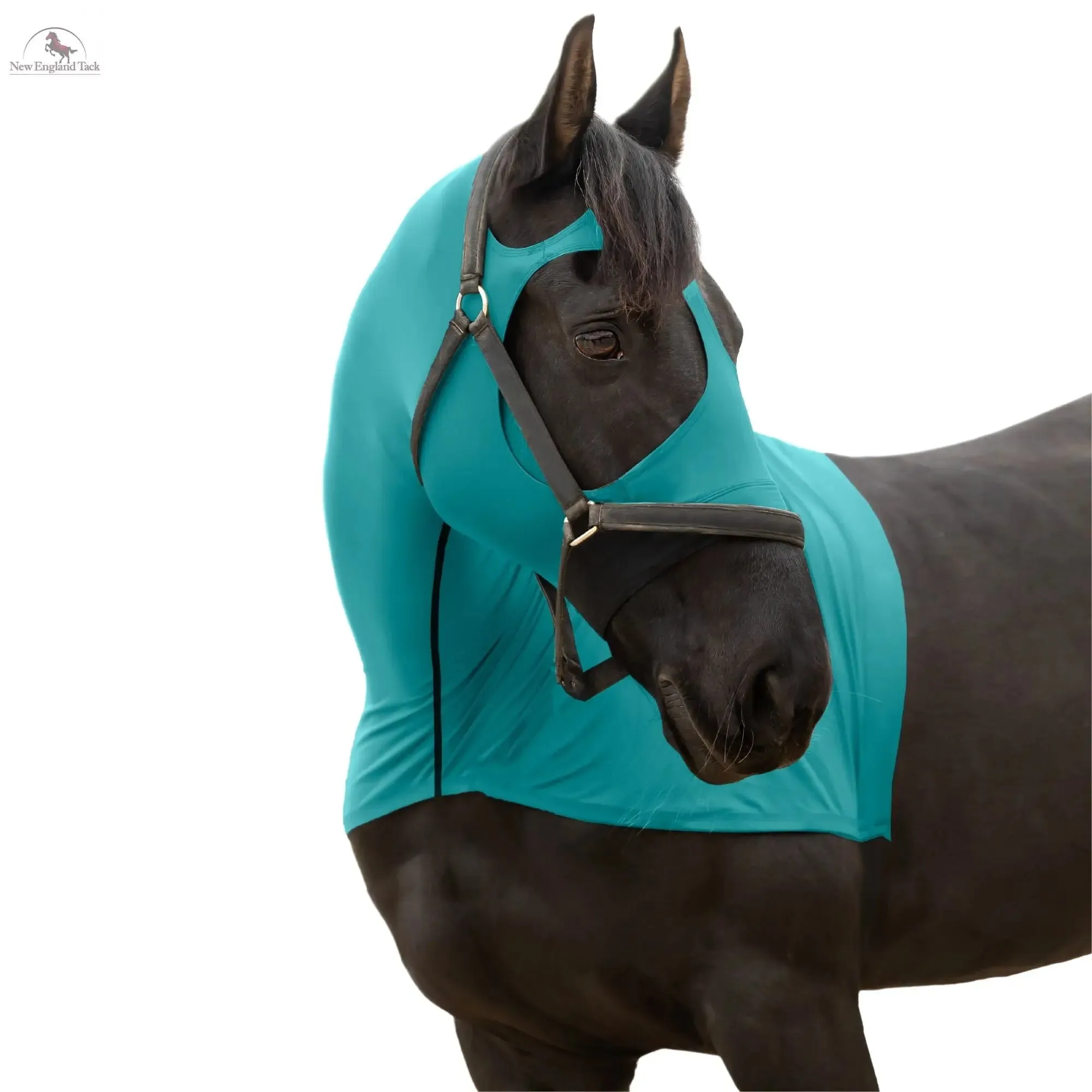 RESISTANCE Premium Horse Hood Full Zipper with Face w Forelock Saver - Lycra Material