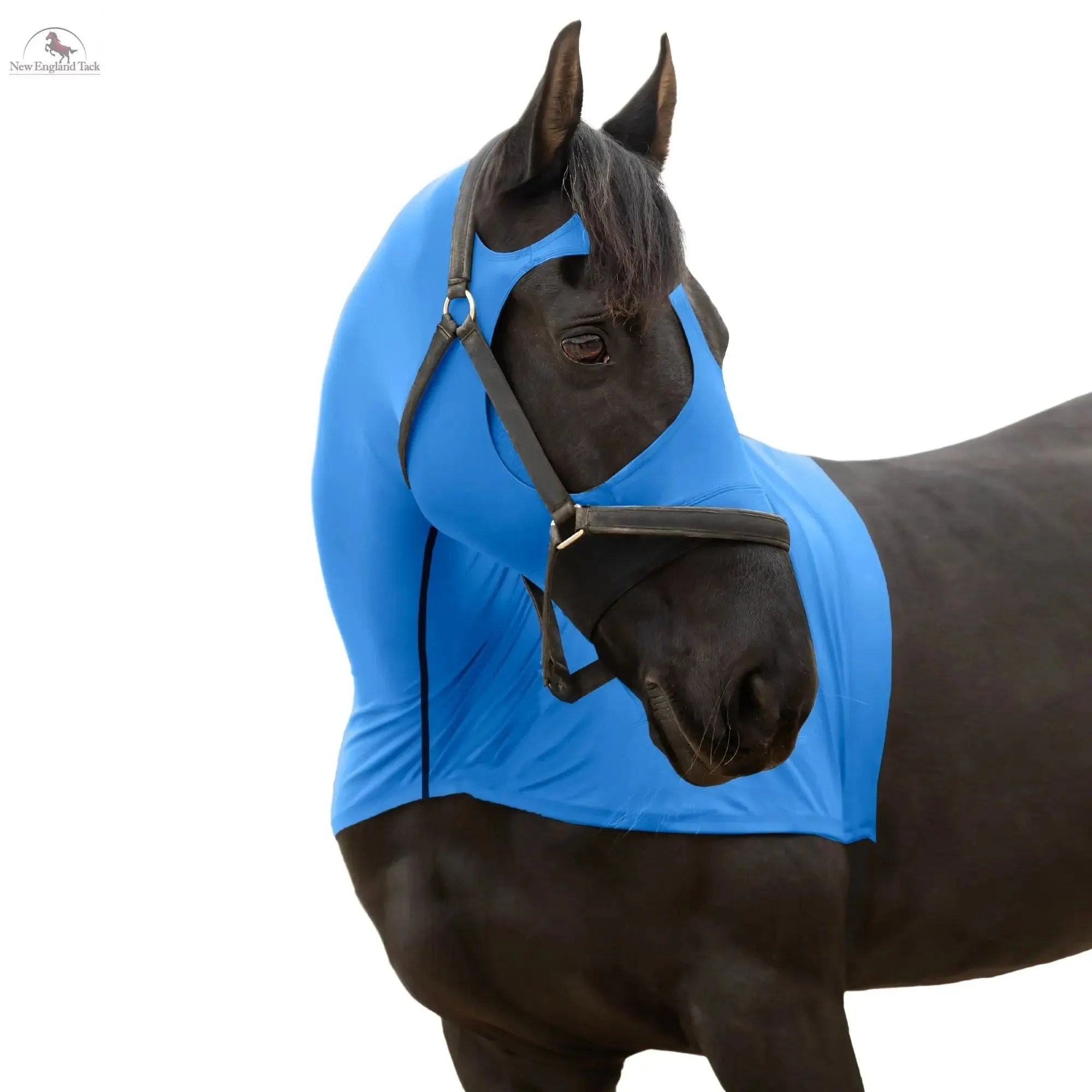 RESISTANCE Premium Horse Hood Full Zipper with Face w Forelock Saver - Lycra Material