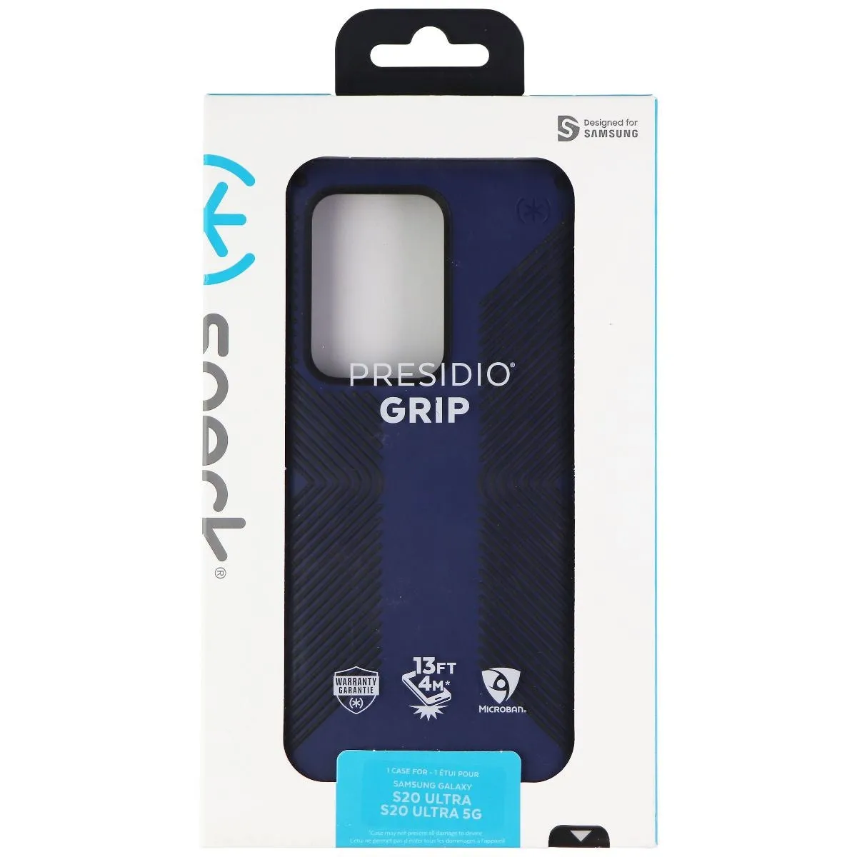 Speck Presidio Grip Case for Samsung Galaxy S20 Ultra 5G - Coastal Blue/Black
