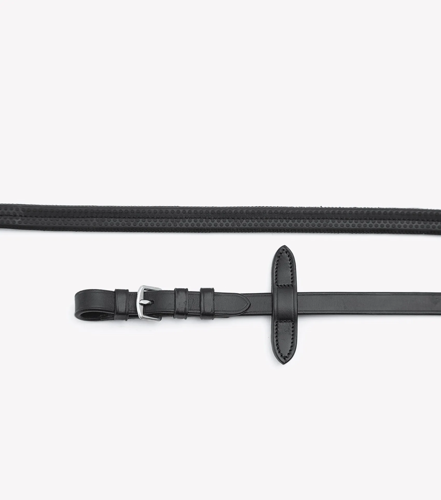 Stefano Rubber Reins Black