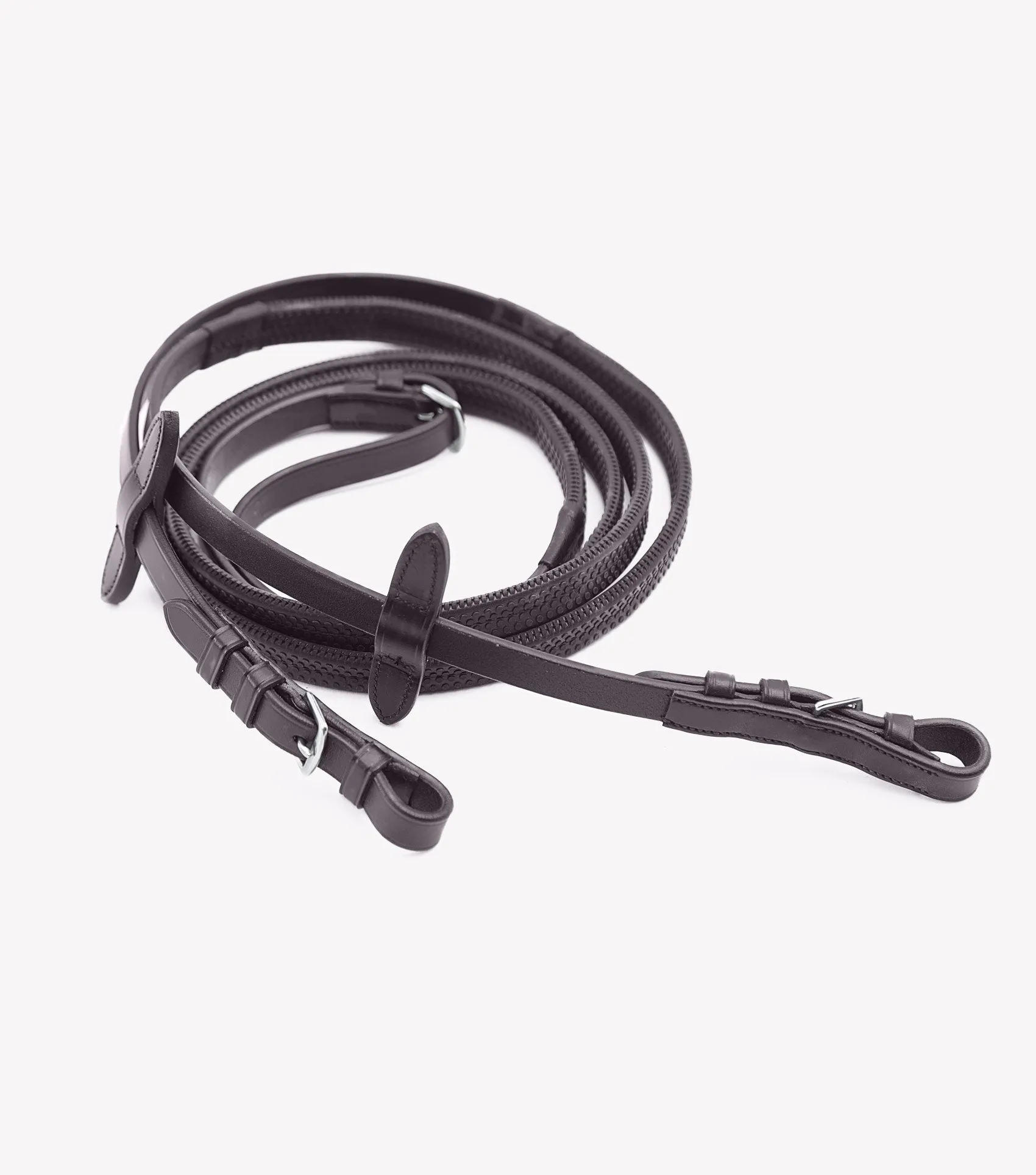 Stefano Rubber Reins Brown